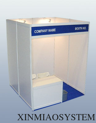 2x2M System Booth, Chinese Modular Aluminum Exhibition Booth Supplier, Exhibition Stand Factory In China