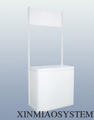 Information Counter With Fascia, Octagonal Prism Counter,Alumini  counter exhibition tradeshow fair Supplier In China