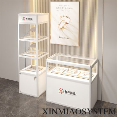 Aluminum Frame Tall Foldable Showcase,High 3 Layer Cabinet for Exhibition and Event Tradeshow Fair