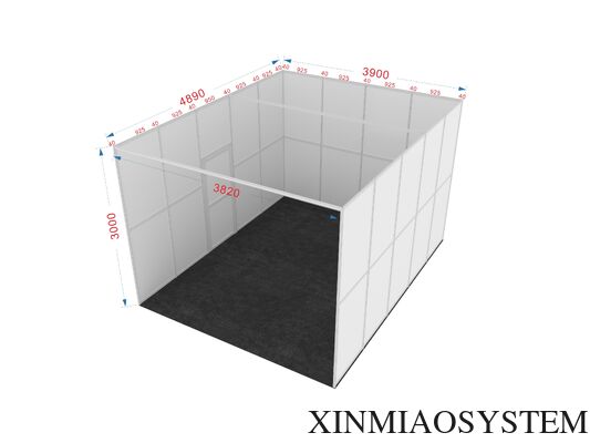 Exhibition Booth Modular Aluminum Construction Easy To Set Up Reusable And Waterproof Suitable For Medical Quarantine