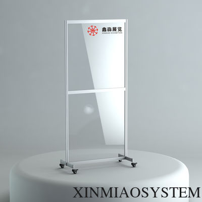 Clear room divider healthy safeguard adjustable screen sneeze shield Restaurant partition