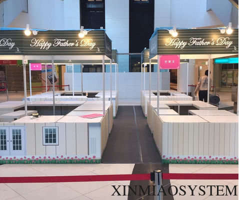 Aluminum Removable Mall Exhibit shelf Display Stand For Event Display/Sell/Promotion