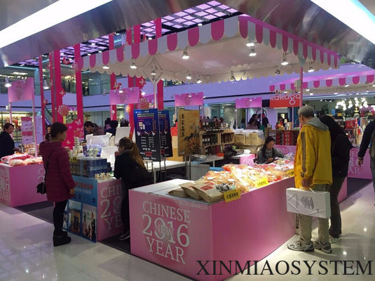 Promotion Custom For Mall, Shopping Market Promotion Display Stand,Event Show Exhibits Stand Panel Partition