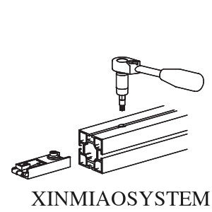 XM-A104 T30 Ratchet wrench Specially for Tension Lock Exhibition Equipment Supplier In China
