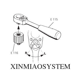 XM-A104 T30 Ratchet wrench Specially for Tension Lock Exhibition Equipment Supplier In China
