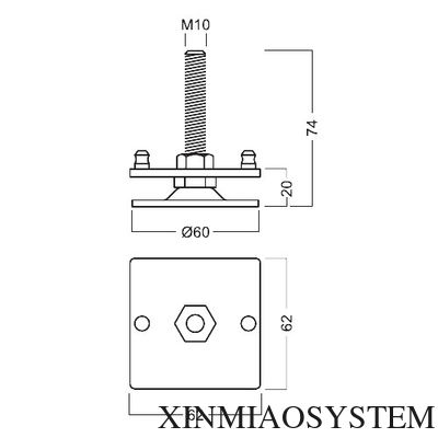 Plastic End Cap of of 80MM Maxima Square Profile,Octanorm Similar products for exhibition booth