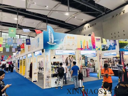 Modular aluminum exhibition booth, portable exhibition booth aluminum made display booth for tradeshow event