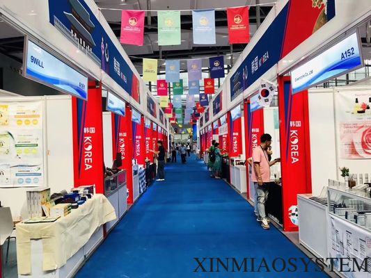 Modular aluminum exhibition booth, portable exhibition booth aluminum made display booth for tradeshow event