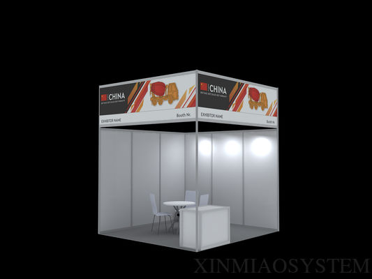 Modular Octanorm Similar Drawing booth with good price, Fabric 3X3m portable exhibition booth for tradeshow in china