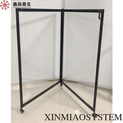 Aluminum Frame Acrylic Partition Screen Mobile Restaurant Clear Polycarbonate Room Divider