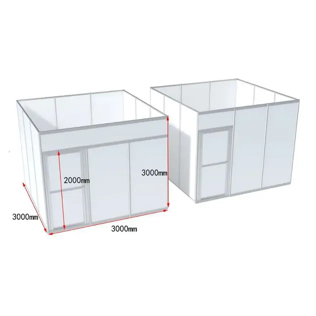 Xinmiao Customized Shell Scheme Booth 2 by 2m for Exhibition and Event