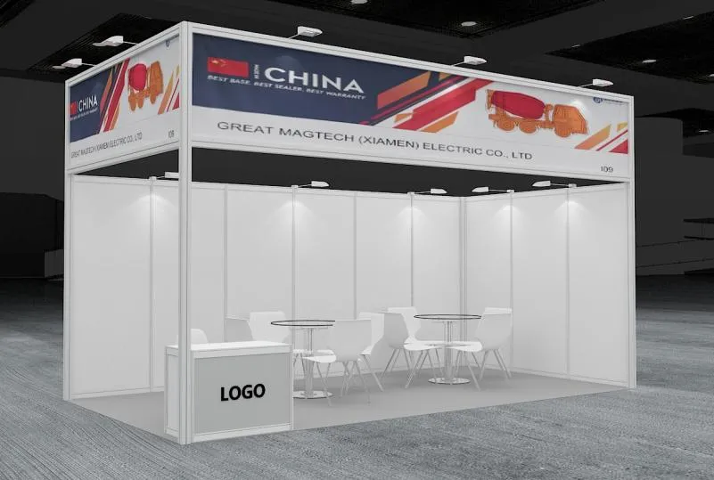 Customized 30mins Quick Build Aluminum Fabric Trade Show Booth Design