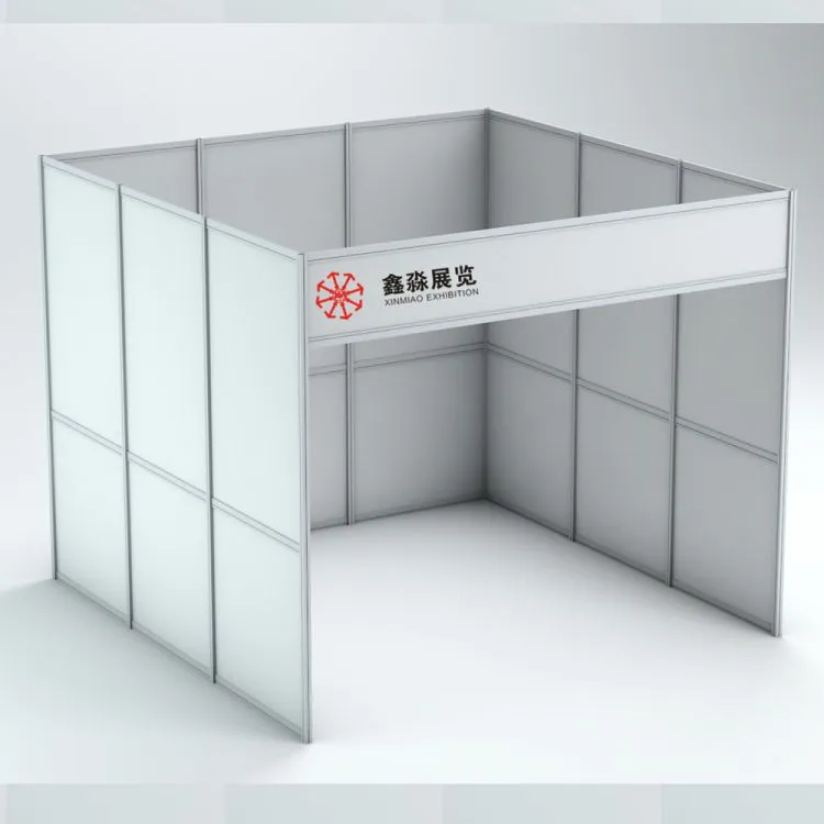 Customized 30mins Quick Build Aluminum Fabric Trade Show Booth Design